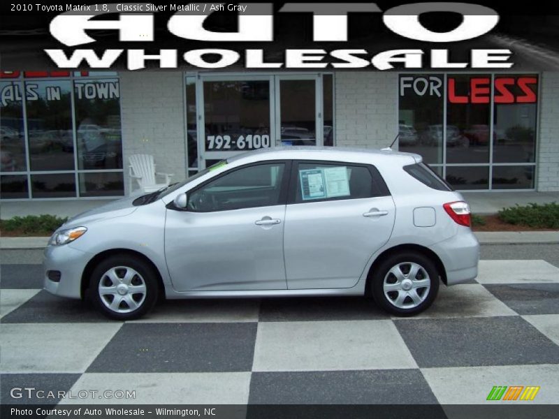 Classic Silver Metallic / Ash Gray 2010 Toyota Matrix 1.8