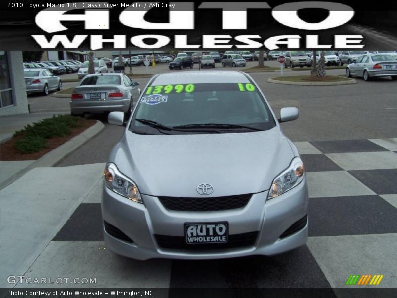 Classic Silver Metallic / Ash Gray 2010 Toyota Matrix 1.8