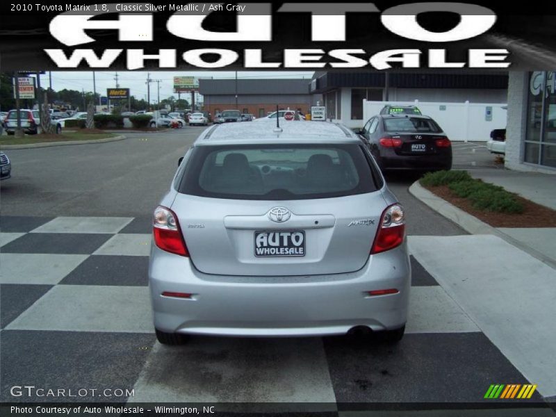 Classic Silver Metallic / Ash Gray 2010 Toyota Matrix 1.8