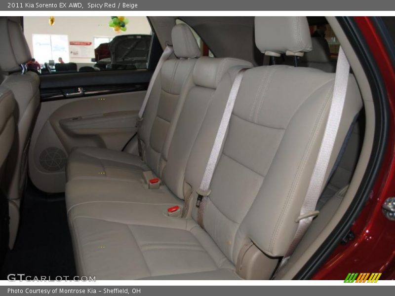 Spicy Red / Beige 2011 Kia Sorento EX AWD