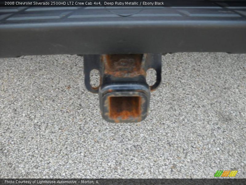Deep Ruby Metallic / Ebony Black 2008 Chevrolet Silverado 2500HD LTZ Crew Cab 4x4