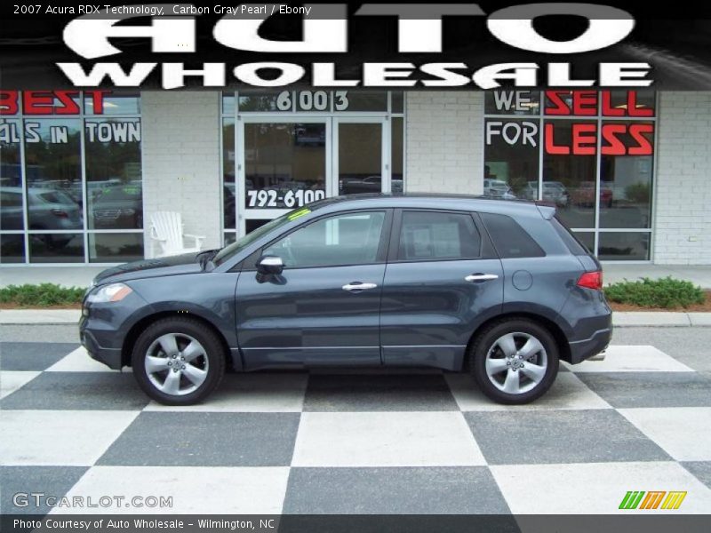 Carbon Gray Pearl / Ebony 2007 Acura RDX Technology