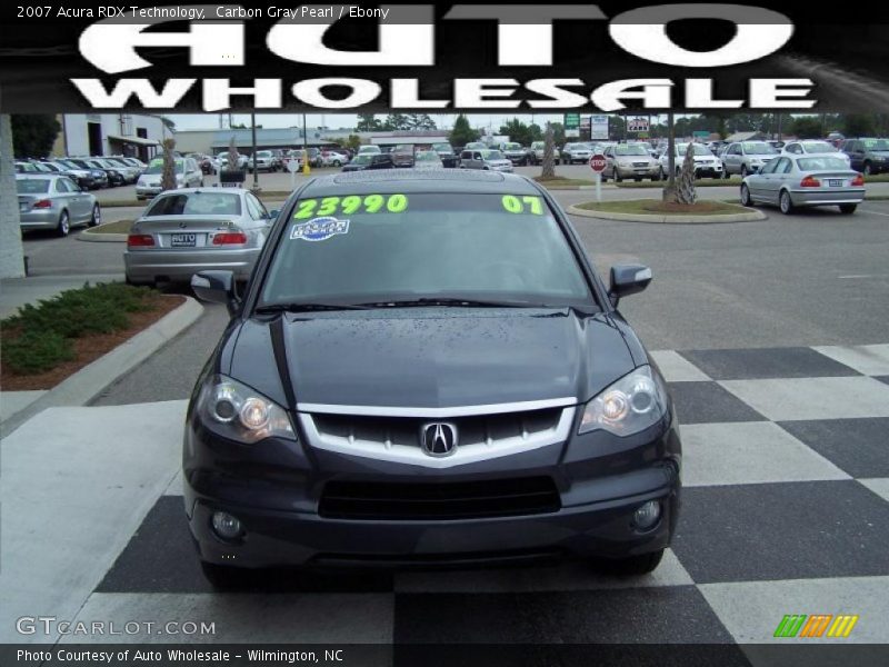 Carbon Gray Pearl / Ebony 2007 Acura RDX Technology