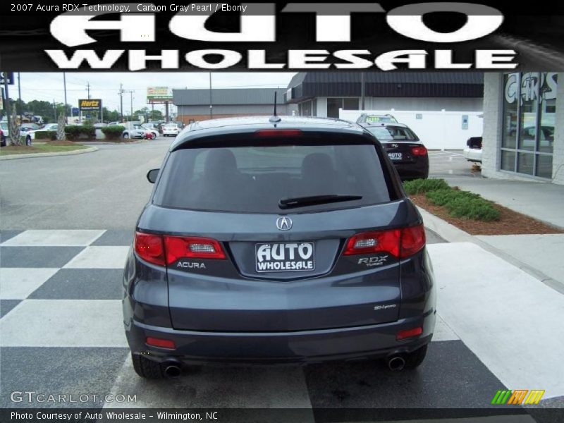 Carbon Gray Pearl / Ebony 2007 Acura RDX Technology