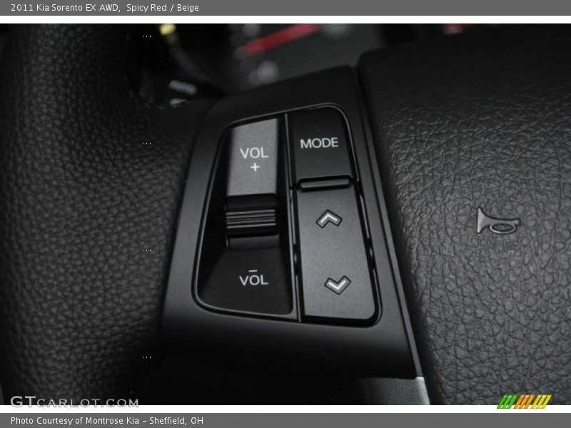 Spicy Red / Beige 2011 Kia Sorento EX AWD