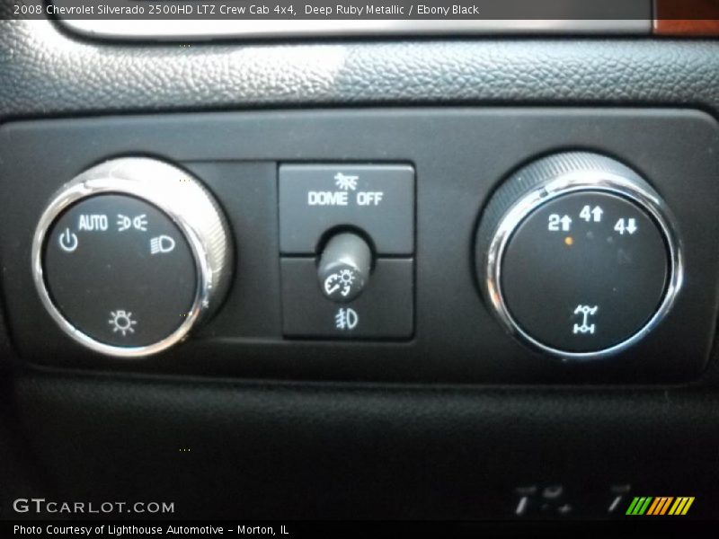 Deep Ruby Metallic / Ebony Black 2008 Chevrolet Silverado 2500HD LTZ Crew Cab 4x4