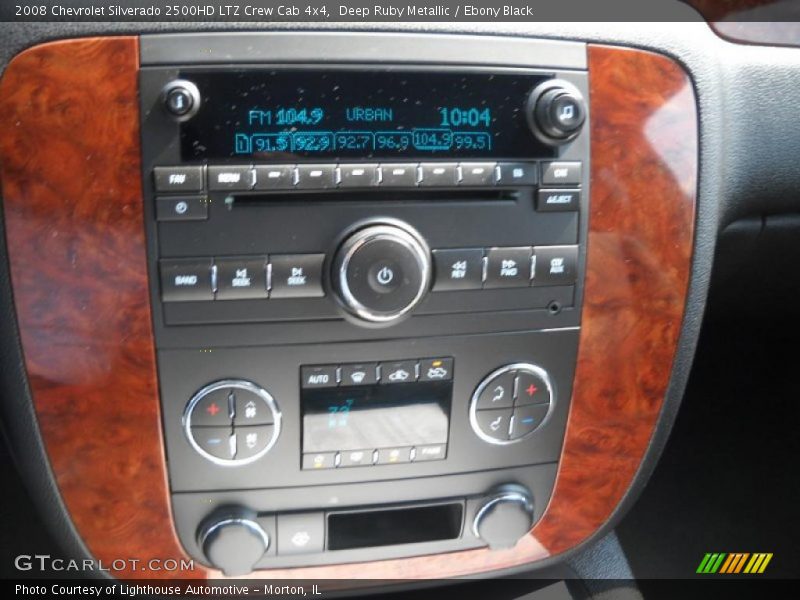 Deep Ruby Metallic / Ebony Black 2008 Chevrolet Silverado 2500HD LTZ Crew Cab 4x4