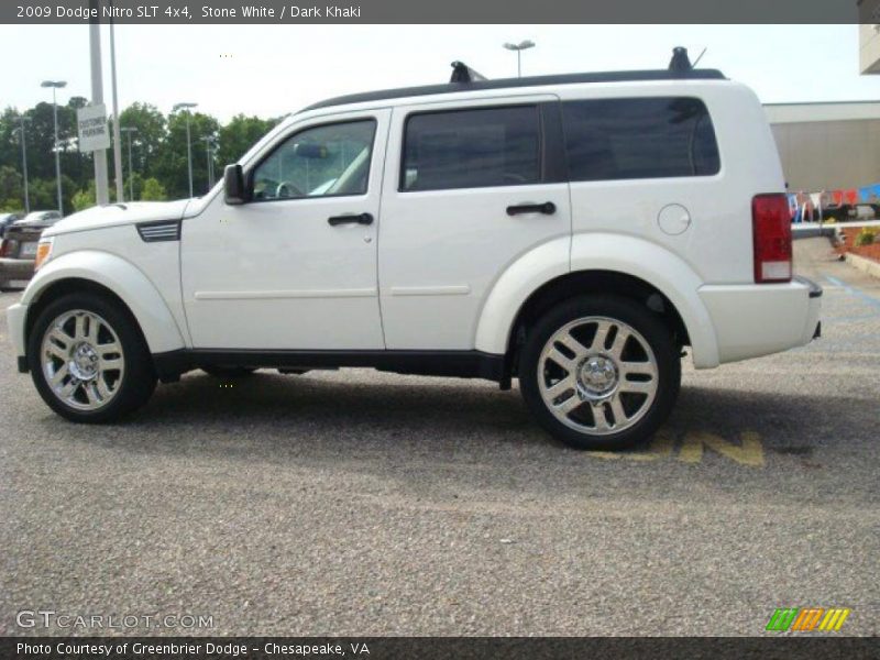 Stone White / Dark Khaki 2009 Dodge Nitro SLT 4x4