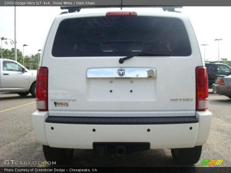 Stone White / Dark Khaki 2009 Dodge Nitro SLT 4x4