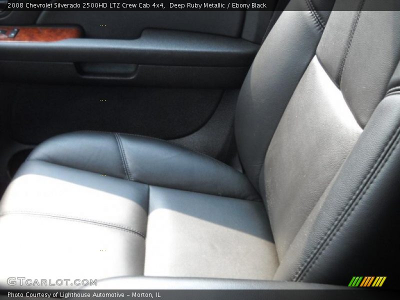 Deep Ruby Metallic / Ebony Black 2008 Chevrolet Silverado 2500HD LTZ Crew Cab 4x4