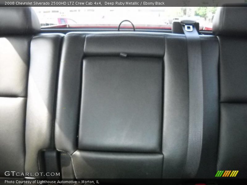 Deep Ruby Metallic / Ebony Black 2008 Chevrolet Silverado 2500HD LTZ Crew Cab 4x4