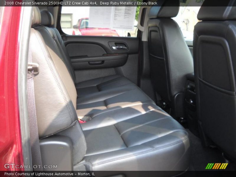 Deep Ruby Metallic / Ebony Black 2008 Chevrolet Silverado 2500HD LTZ Crew Cab 4x4