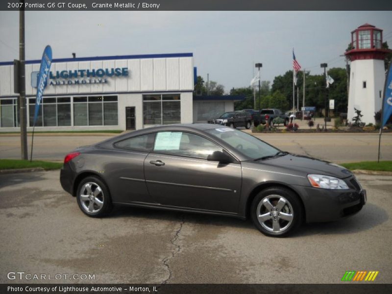 Granite Metallic / Ebony 2007 Pontiac G6 GT Coupe