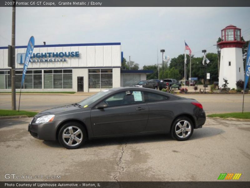 Granite Metallic / Ebony 2007 Pontiac G6 GT Coupe