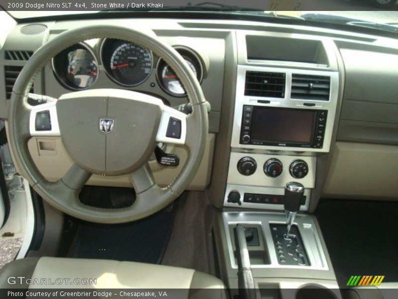Stone White / Dark Khaki 2009 Dodge Nitro SLT 4x4