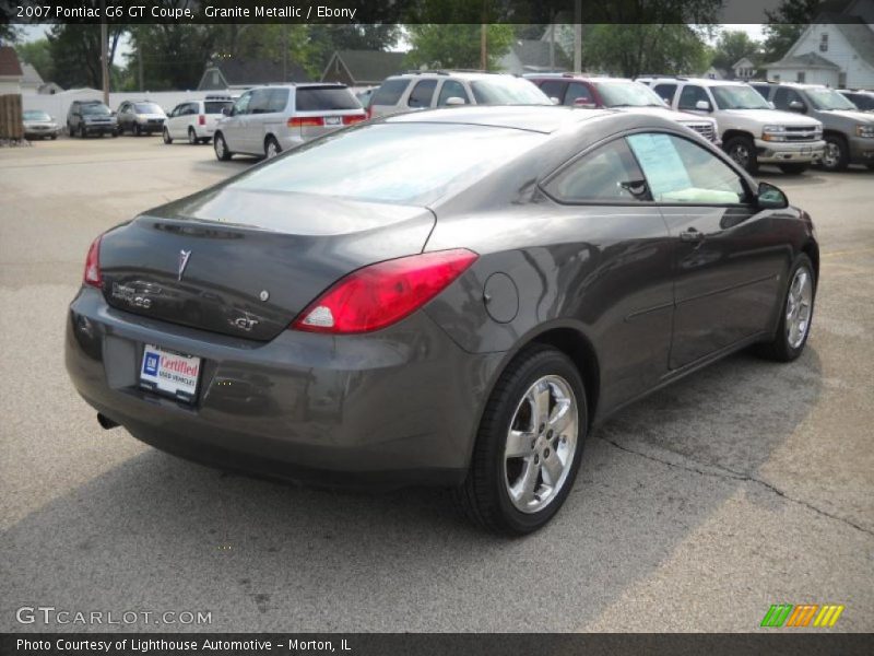 Granite Metallic / Ebony 2007 Pontiac G6 GT Coupe