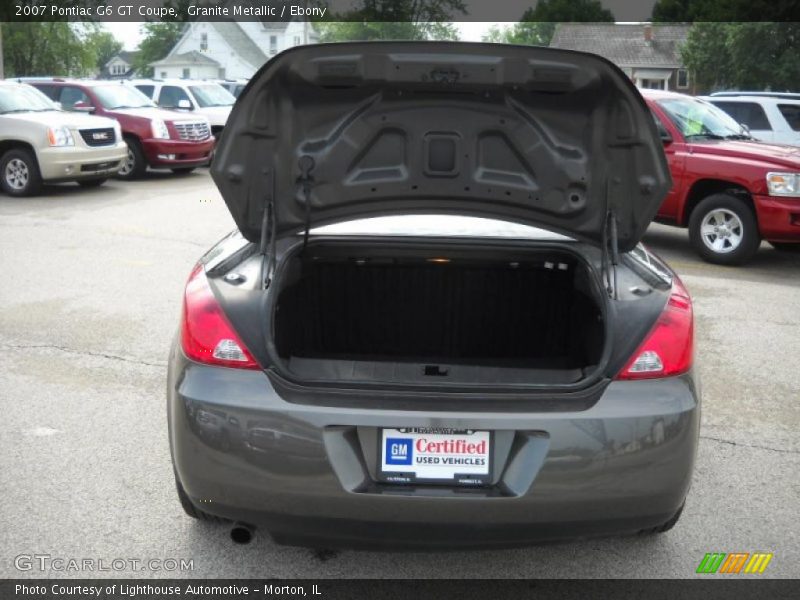Granite Metallic / Ebony 2007 Pontiac G6 GT Coupe