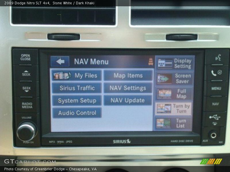 Stone White / Dark Khaki 2009 Dodge Nitro SLT 4x4