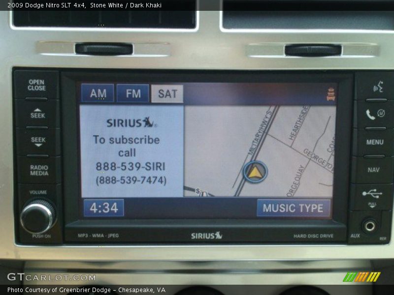 Stone White / Dark Khaki 2009 Dodge Nitro SLT 4x4