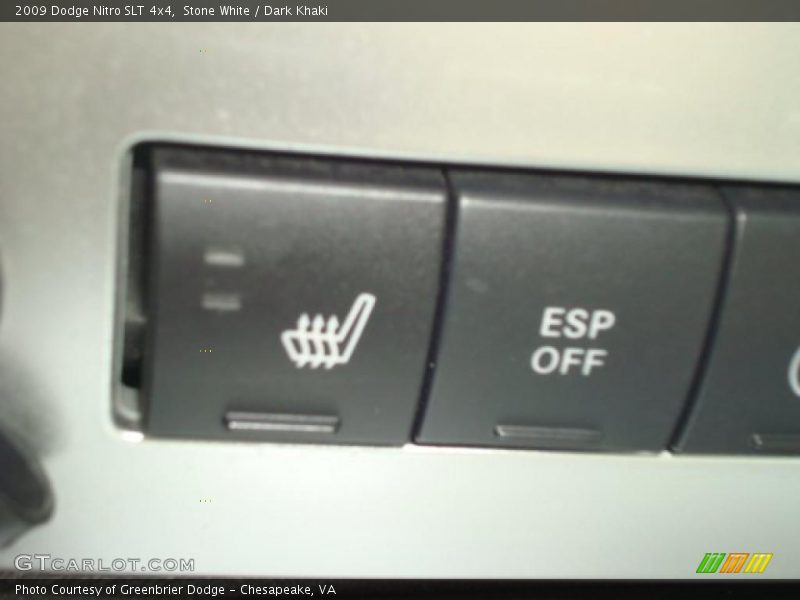 Stone White / Dark Khaki 2009 Dodge Nitro SLT 4x4