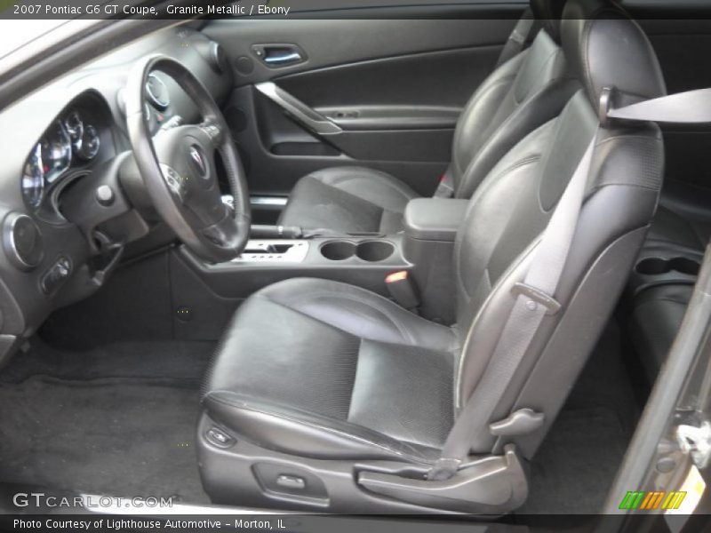 Granite Metallic / Ebony 2007 Pontiac G6 GT Coupe