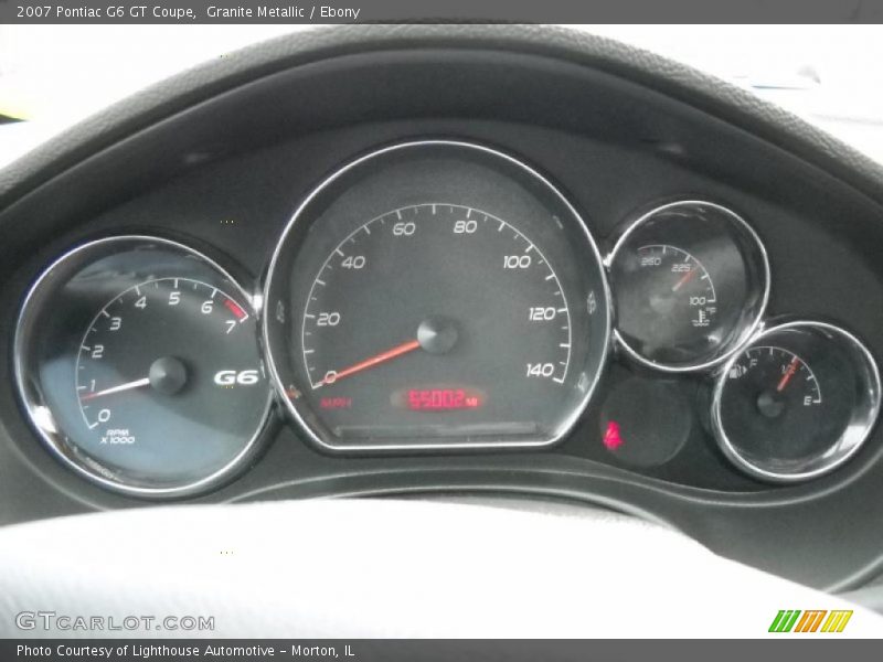 Granite Metallic / Ebony 2007 Pontiac G6 GT Coupe