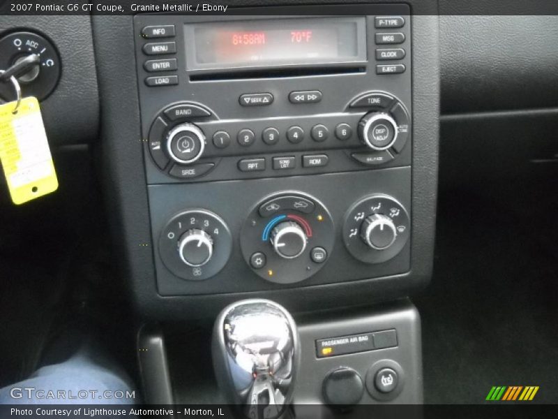 Granite Metallic / Ebony 2007 Pontiac G6 GT Coupe