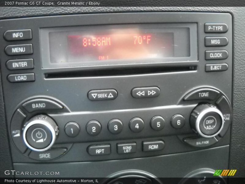 Granite Metallic / Ebony 2007 Pontiac G6 GT Coupe