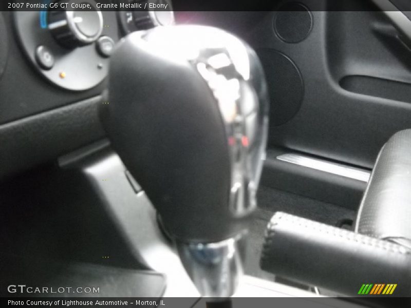 Granite Metallic / Ebony 2007 Pontiac G6 GT Coupe