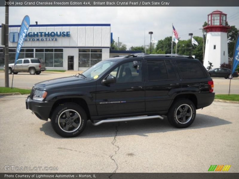 Brillant Black Crystal Pearl / Dark Slate Gray 2004 Jeep Grand Cherokee Freedom Edition 4x4
