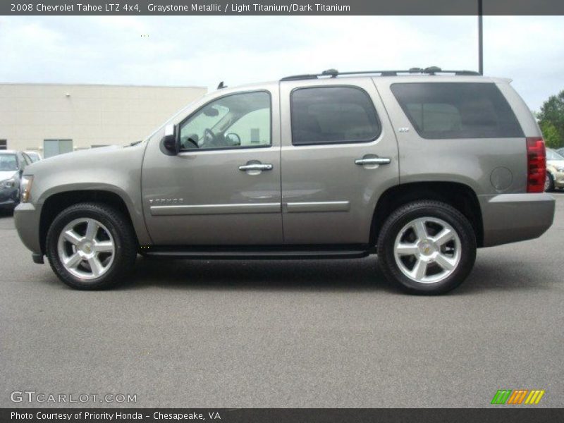 Graystone Metallic / Light Titanium/Dark Titanium 2008 Chevrolet Tahoe LTZ 4x4