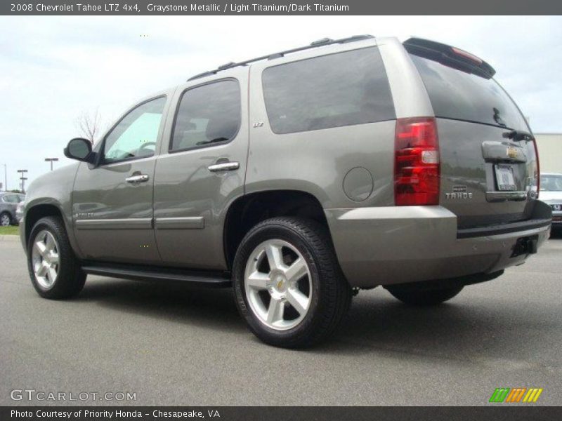 Graystone Metallic / Light Titanium/Dark Titanium 2008 Chevrolet Tahoe LTZ 4x4