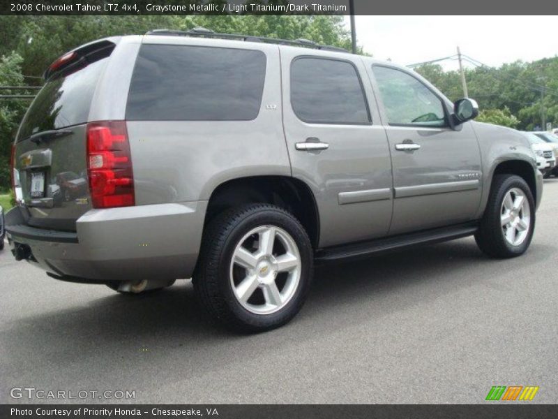 Graystone Metallic / Light Titanium/Dark Titanium 2008 Chevrolet Tahoe LTZ 4x4