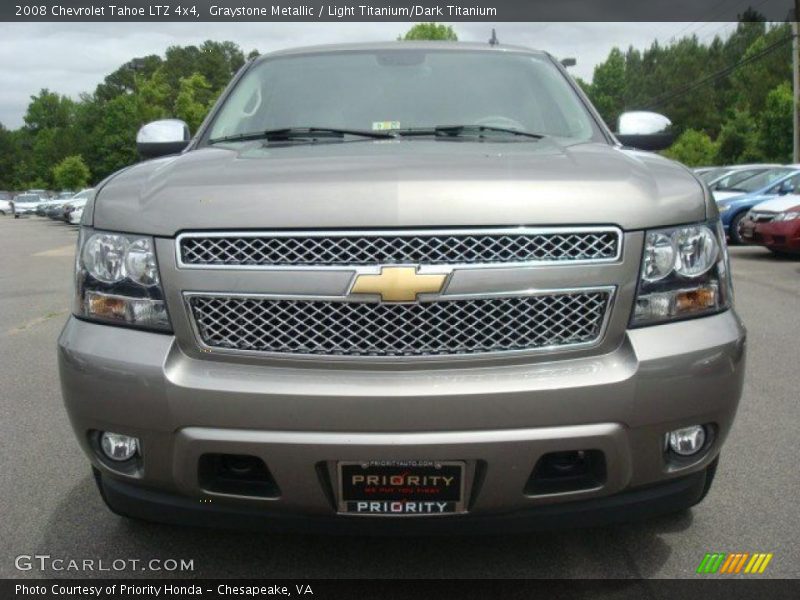 Graystone Metallic / Light Titanium/Dark Titanium 2008 Chevrolet Tahoe LTZ 4x4
