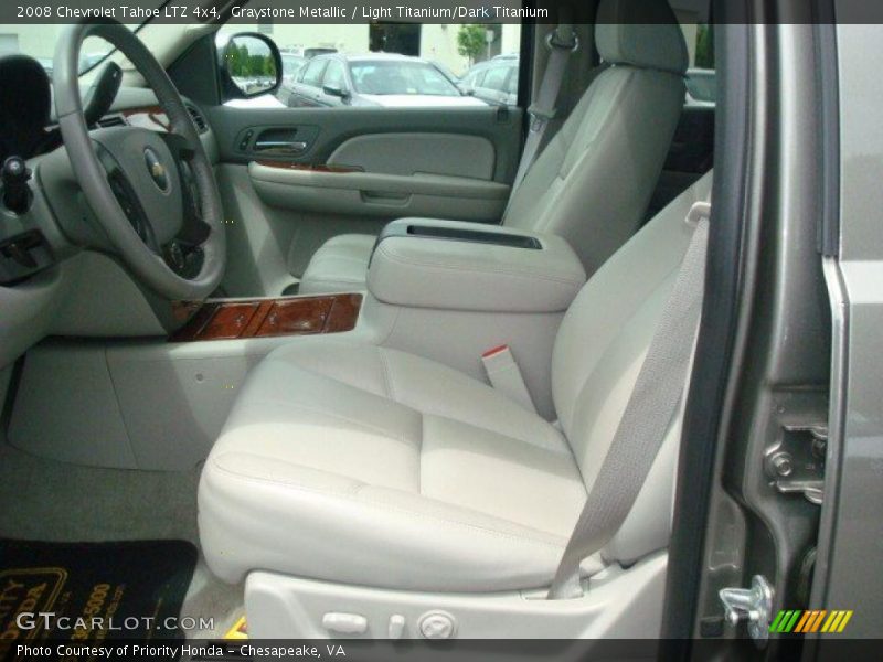 Graystone Metallic / Light Titanium/Dark Titanium 2008 Chevrolet Tahoe LTZ 4x4