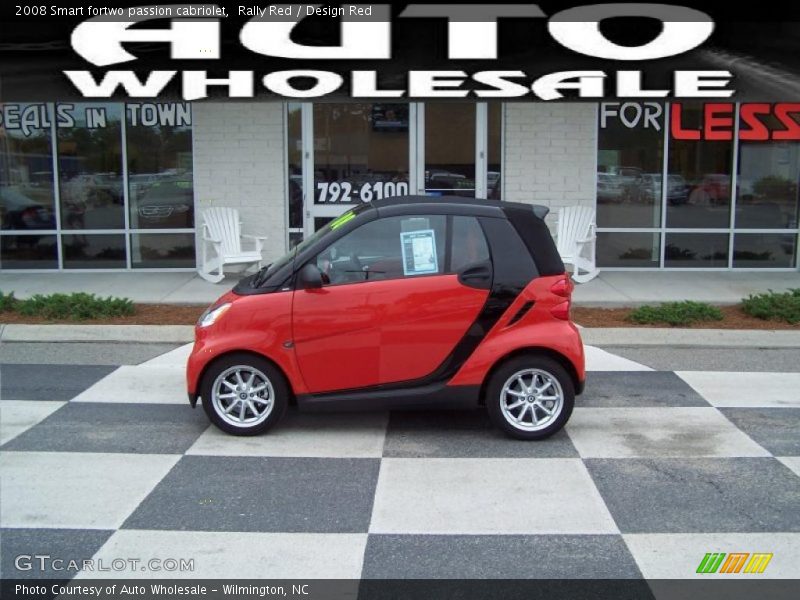 Rally Red / Design Red 2008 Smart fortwo passion cabriolet
