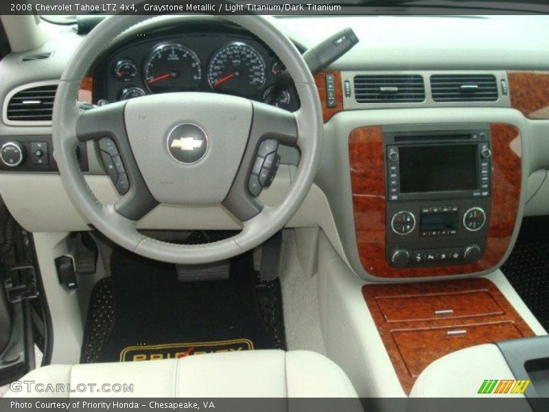 Graystone Metallic / Light Titanium/Dark Titanium 2008 Chevrolet Tahoe LTZ 4x4