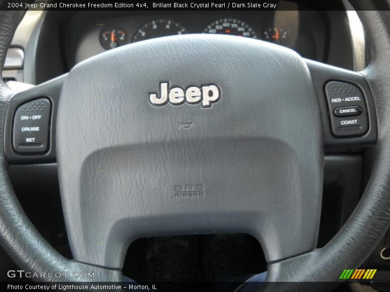 Brillant Black Crystal Pearl / Dark Slate Gray 2004 Jeep Grand Cherokee Freedom Edition 4x4
