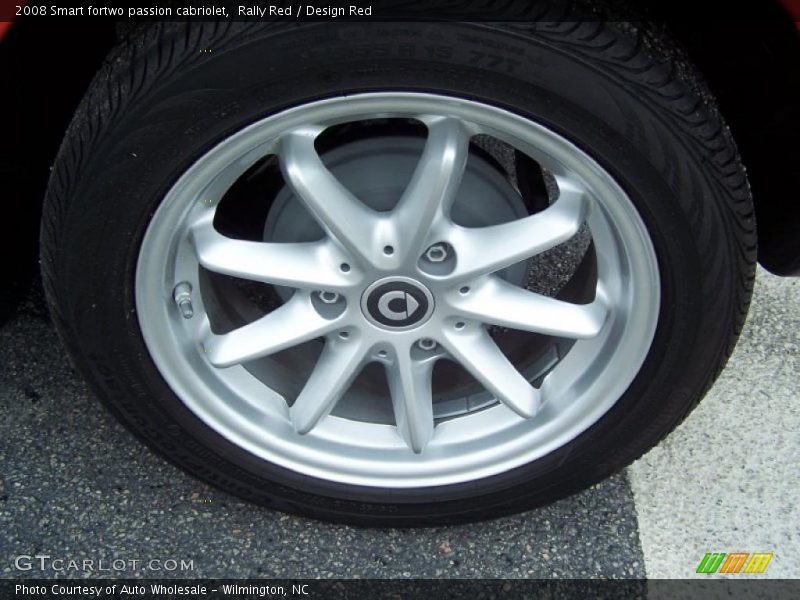 Rally Red / Design Red 2008 Smart fortwo passion cabriolet