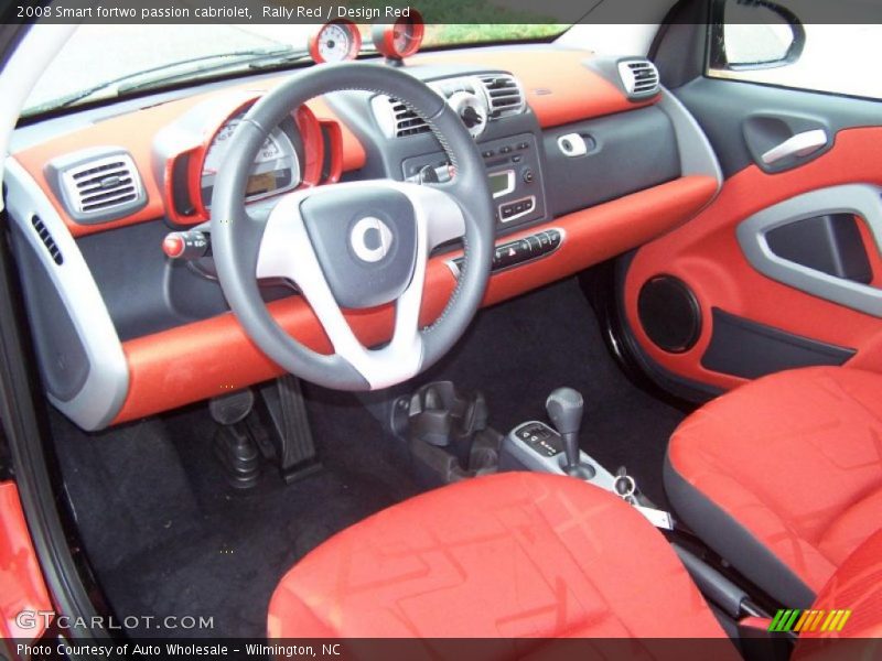 Rally Red / Design Red 2008 Smart fortwo passion cabriolet