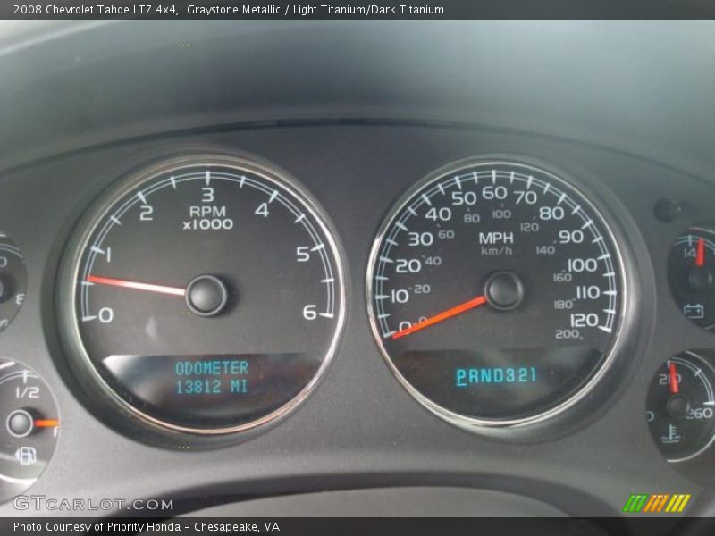 Graystone Metallic / Light Titanium/Dark Titanium 2008 Chevrolet Tahoe LTZ 4x4
