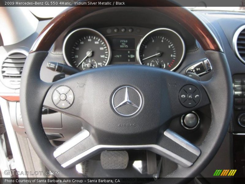 Iridium Silver Metallic / Black 2009 Mercedes-Benz GL 550 4Matic