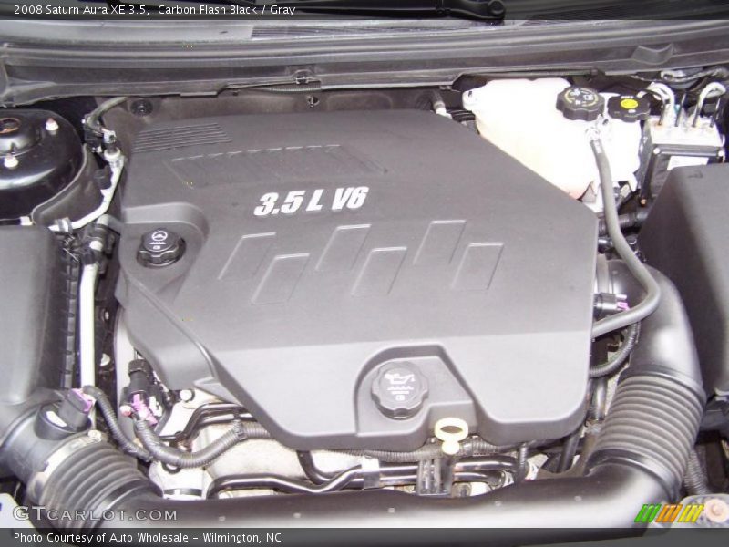 Carbon Flash Black / Gray 2008 Saturn Aura XE 3.5