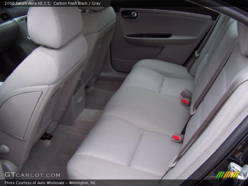 Carbon Flash Black / Gray 2008 Saturn Aura XE 3.5