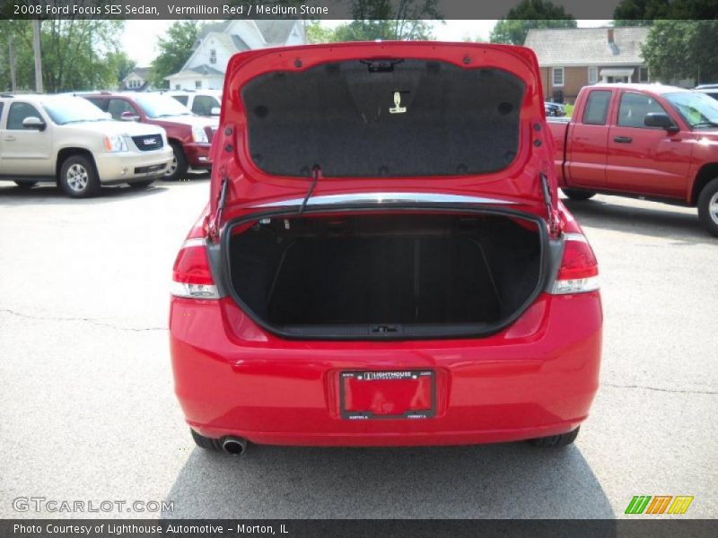 Vermillion Red / Medium Stone 2008 Ford Focus SES Sedan