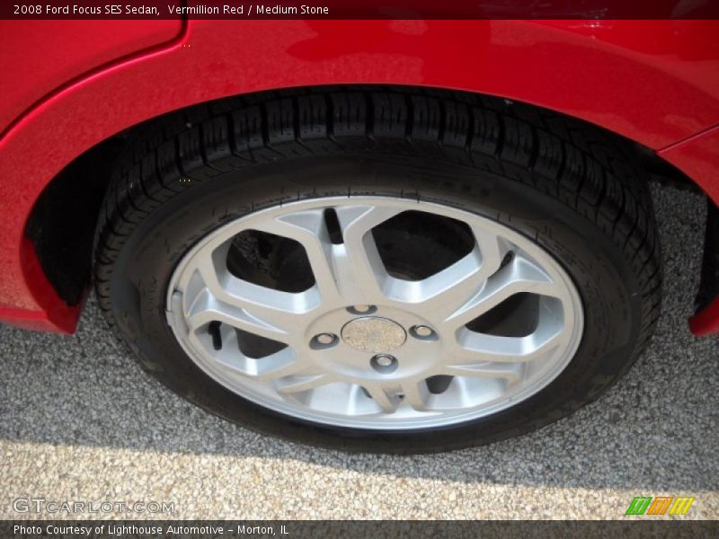 Vermillion Red / Medium Stone 2008 Ford Focus SES Sedan