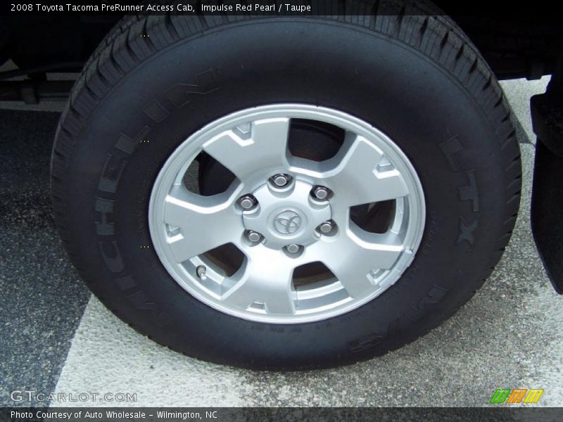 Impulse Red Pearl / Taupe 2008 Toyota Tacoma PreRunner Access Cab