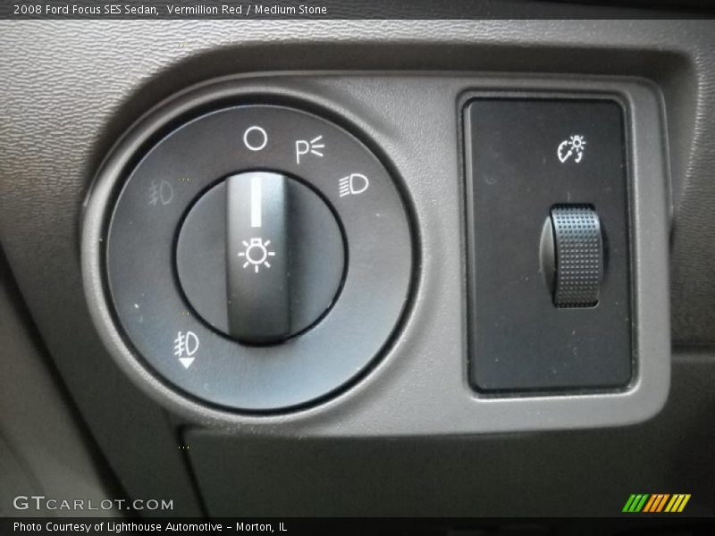 Vermillion Red / Medium Stone 2008 Ford Focus SES Sedan