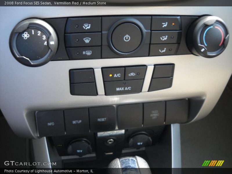 Vermillion Red / Medium Stone 2008 Ford Focus SES Sedan