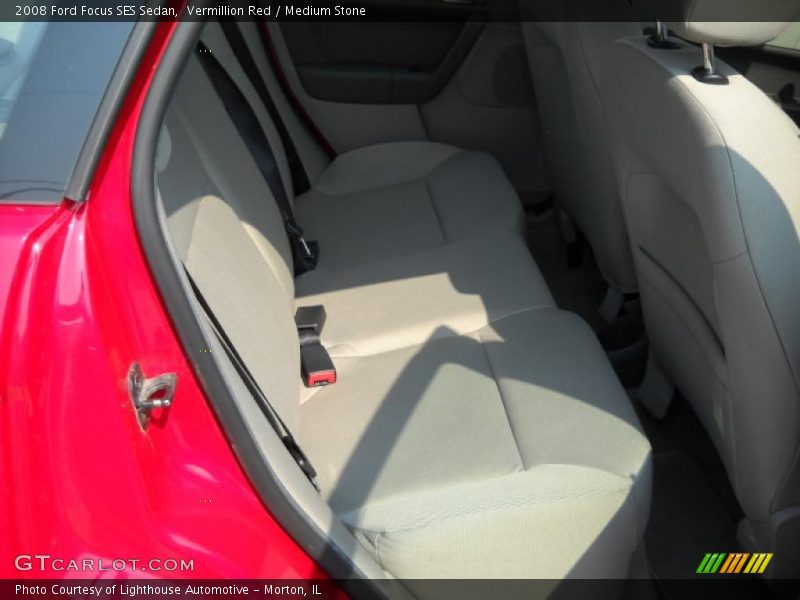 Vermillion Red / Medium Stone 2008 Ford Focus SES Sedan
